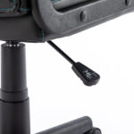 Кресло компьютерное BRABIX "Stripe GM-202", экокожа, черное/голубое, 532509 — изображение 12