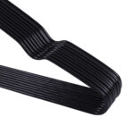 Вешалки-плечики для одежды, размер 48-50, металл, антискользящие, КОМПЛЕКТ 10 шт., черные, BRABIX PREMIUM, 608467 — изображение 6