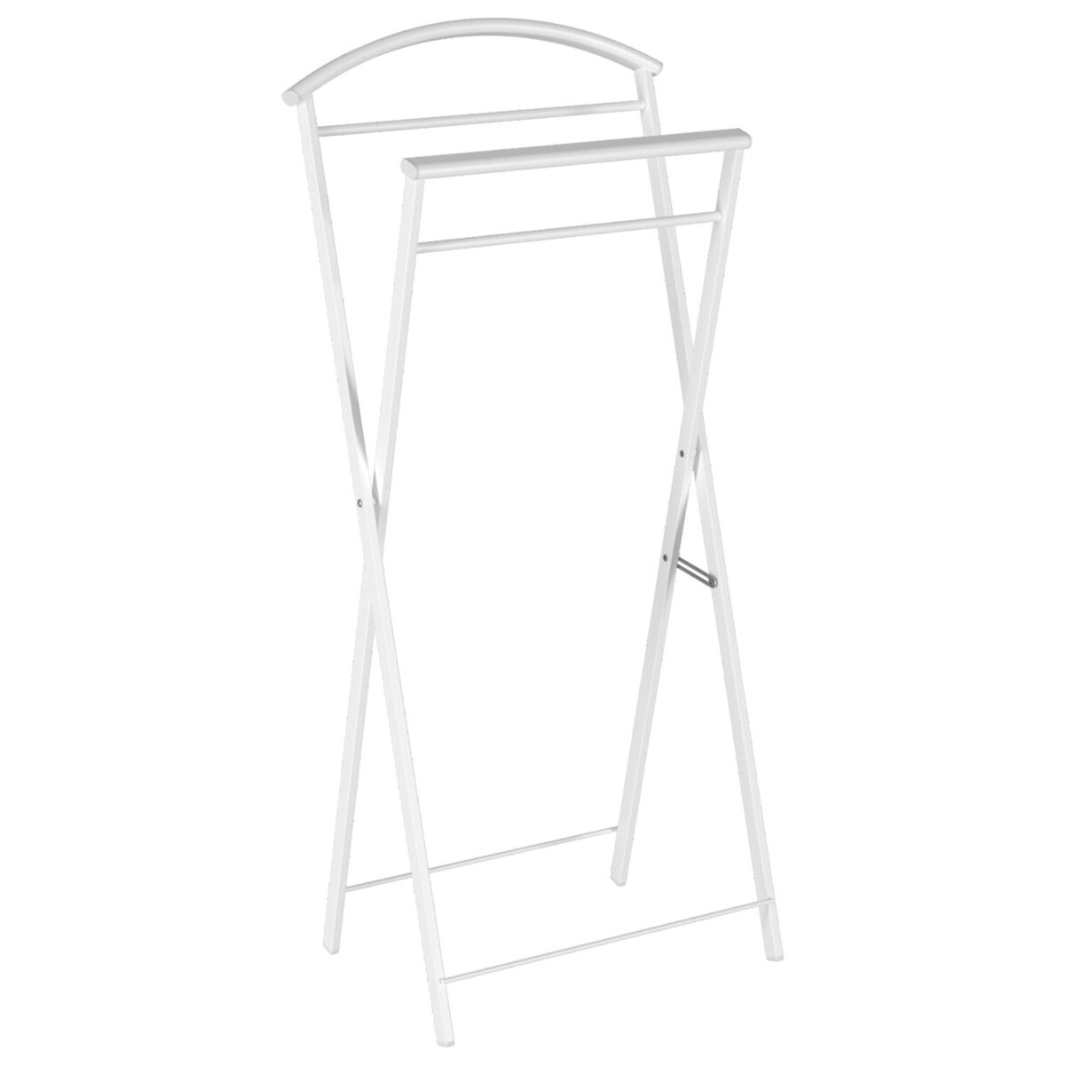 Вешалка-стойка костюмная "Контур", 980х440х310 мм, металл, белая, ВНП 367 Б — изображение 1