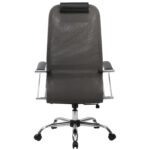 Кресло офисное BRABIX PREMIUM "Ultimate EX-800" хром, плотная двойная сетка Х2, черное/серое, 532912 — изображение 8