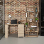 Стол письменный/компьютерный BRABIX "Scandi CD-016", 1100х500х750 мм, 4 ящика, дуб сонома, 641892, ЦБ013707-2 — изображение 5