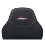 Кресло компьютерное BRABIX "Alpha GM-018", ткань/экокожа, черное, 532636, GM-018_532636 — изображение 5