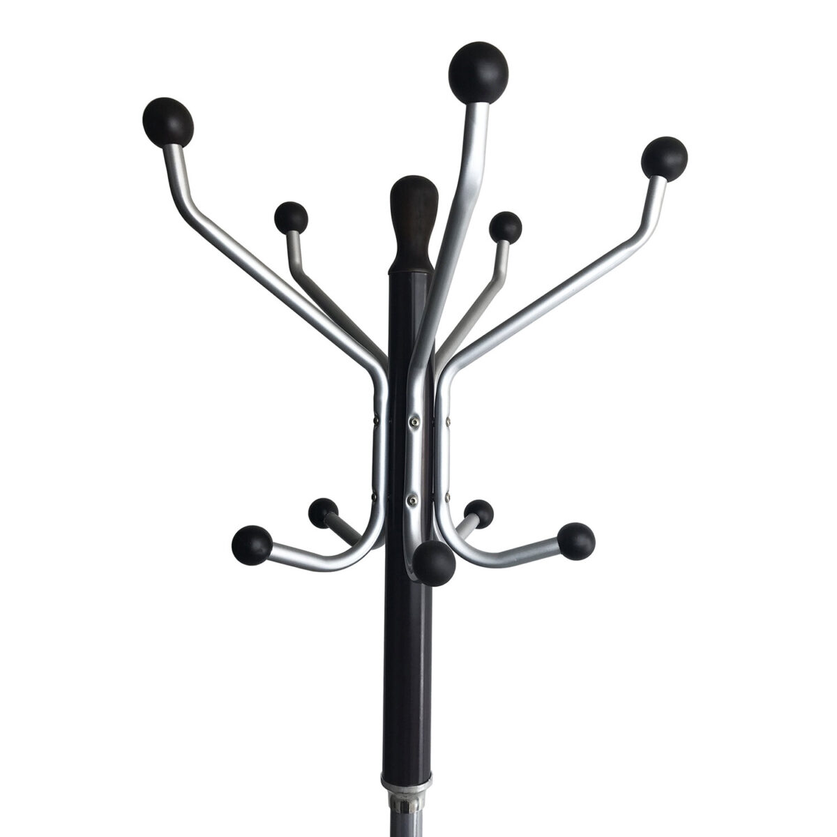 Вешалка-стойка BRABIX "CR-870" на мраморном диске, металл, 5+3 крючка, цвет коричневый, 606436 — изображение 2