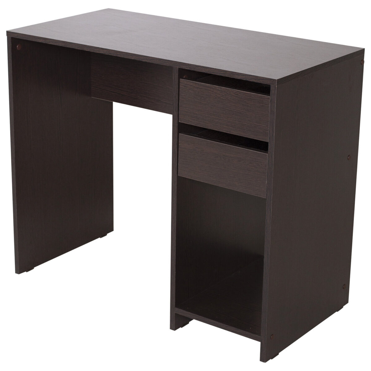 Стол письменный/компьютерный BRABIX "Scandi CD-017", 900х450х750 мм, 2 ящика, венге, 641896, ЦБ013706-3 — изображение 1