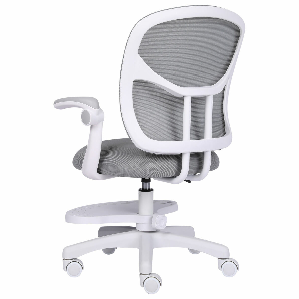 Кресло детское с подставкой для ног BRABIX "Toy MG-205", сетка/ткань TW, серое, 533153 — изображение 8