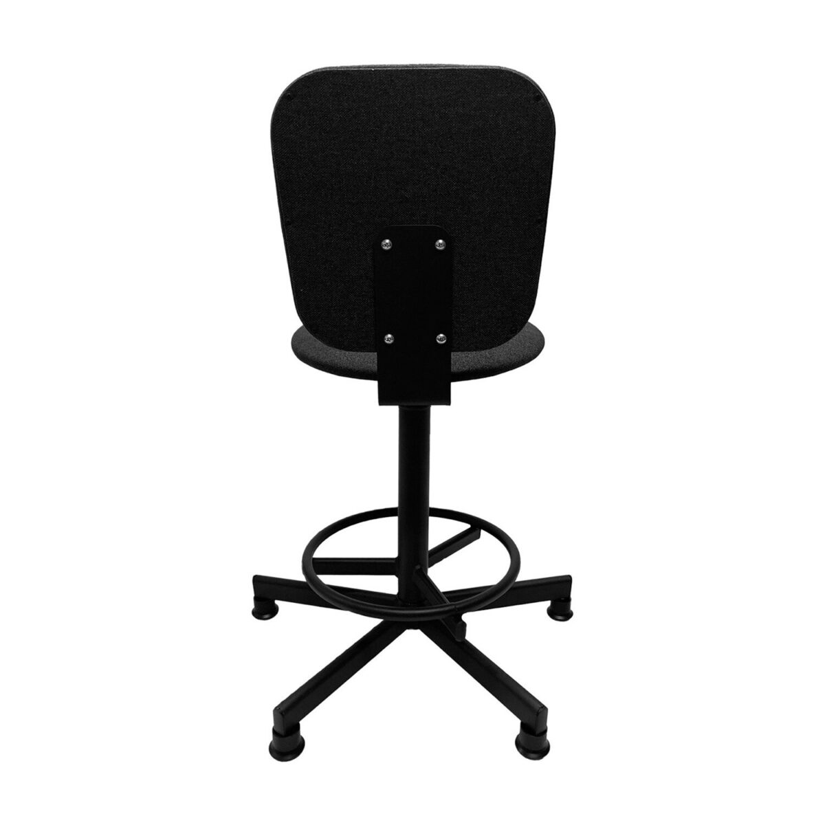 Стул кресло кассира, ресепшн РС37, на винте, без подлокотников, ткань, темно-серый — изображение 5