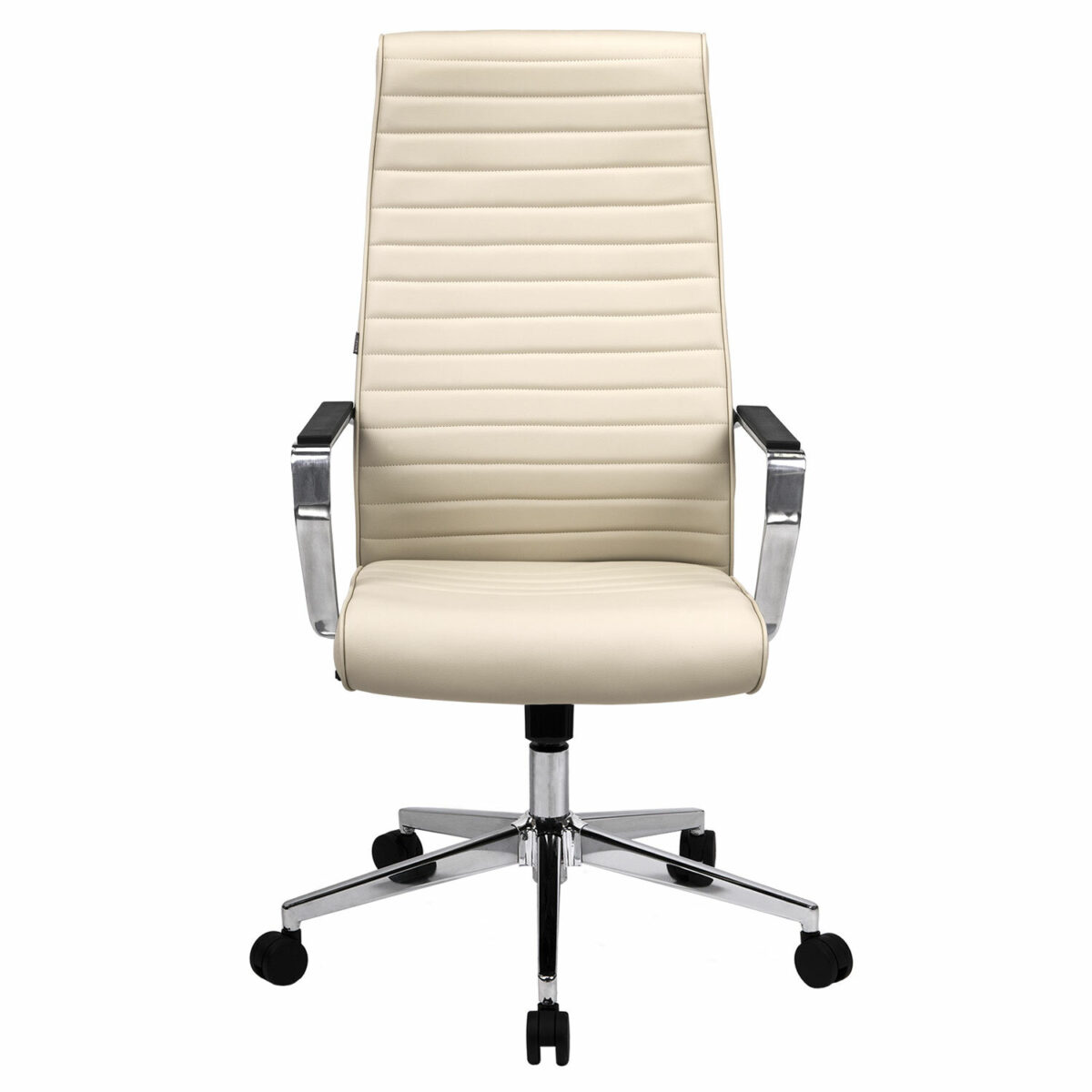 Кресло BRABIX PREMIUM "Solo EX-730", алюминий, хром, экокожа, бежевое, 532937 — изображение 2