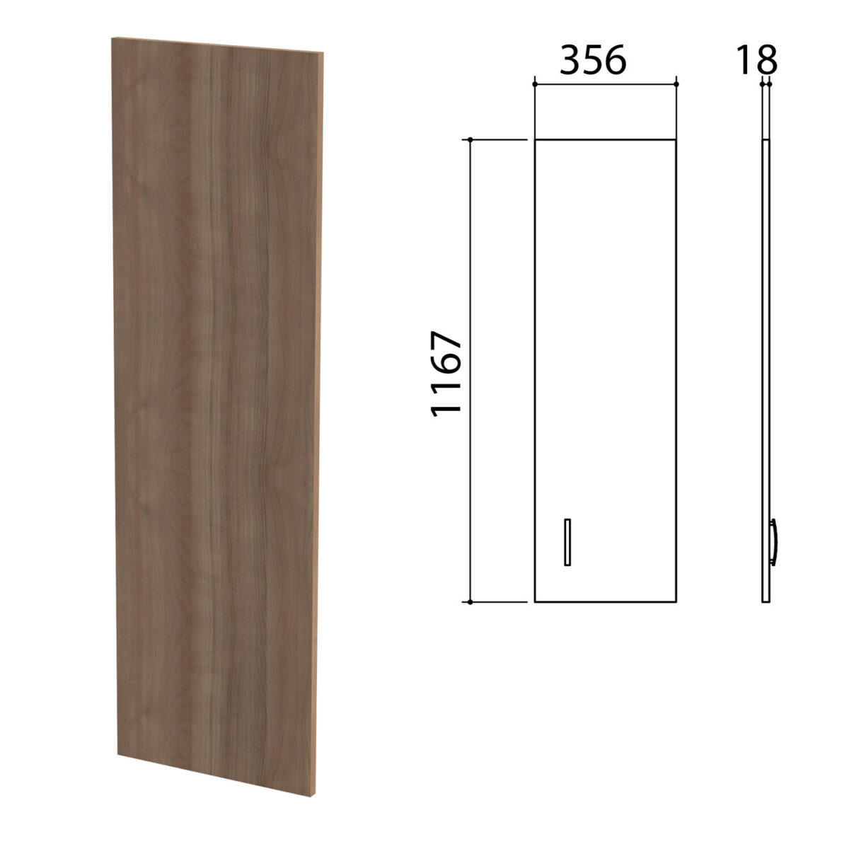 0c2e15994c987a6ed1c0c3a0f107287f_xl Дверь ЛДСП средняя "Приоритет", 356х18х1167 мм, БЕЗ ФУРНИТУРЫ, лагос, К-937, К-937 лагос — изображение 1
