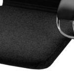 Кресло офисное МЕТТА "К-27" хром, ткань, сиденье и спинка мягкие, черное — изображение 14