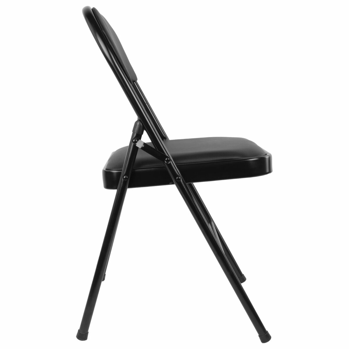 Стул складной BRABIX "Golf Plus CF-003 Комфорт", черный каркас, кожзам черный, 531566 — изображение 6