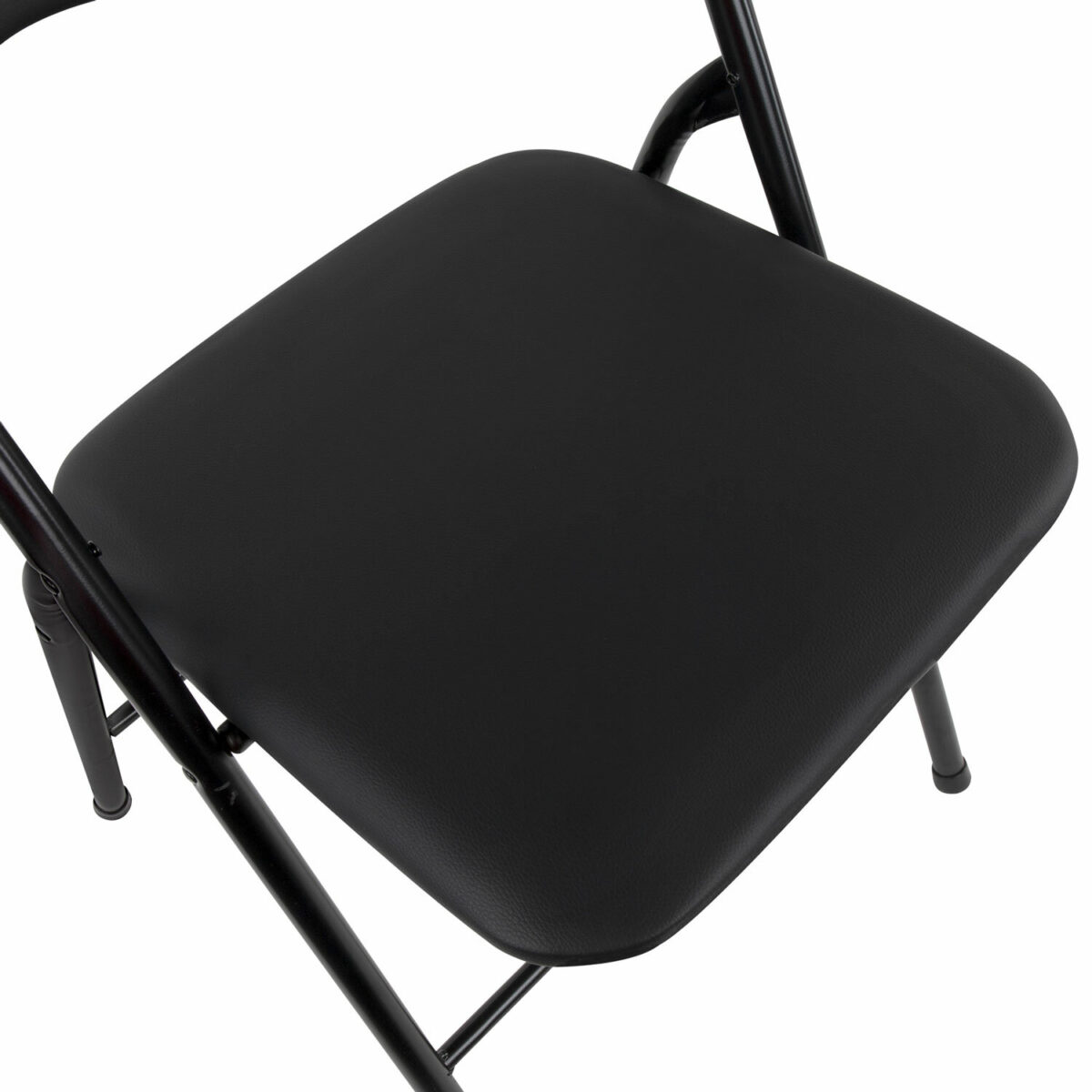 Стулья складные BRABIX "Golf CF-007", КОМПЛЕКТ 4 шт., черный каркас, кожзам черный, 533032 — изображение 14