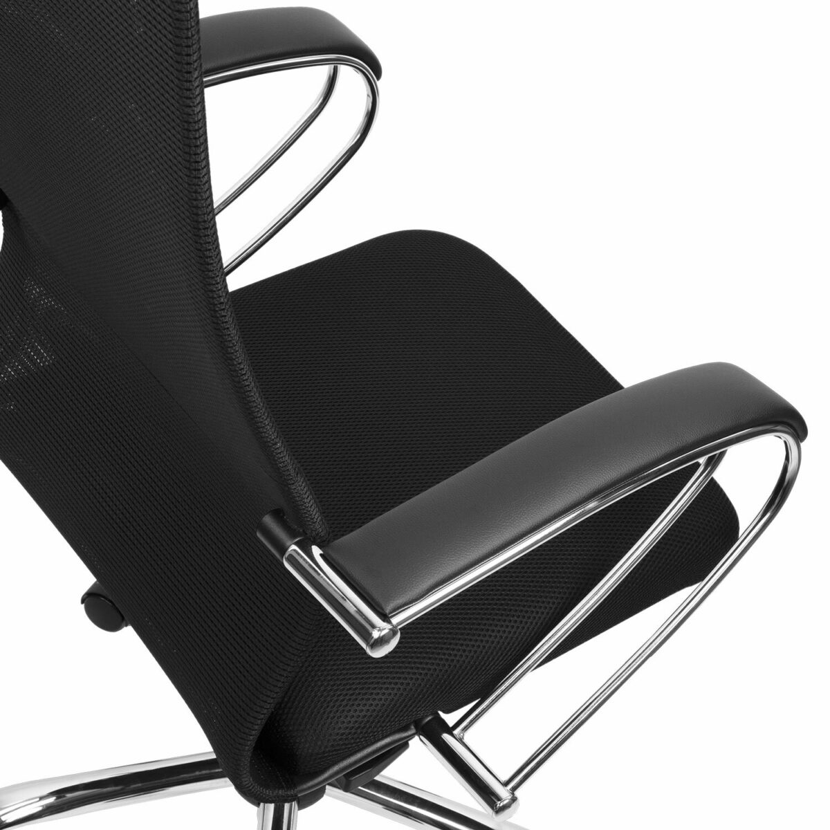 Кресло BRABIX PREMIUM "Ultimate EX-800" хром, плотная двойная сетка Х2, черное, 532911 — изображение 13