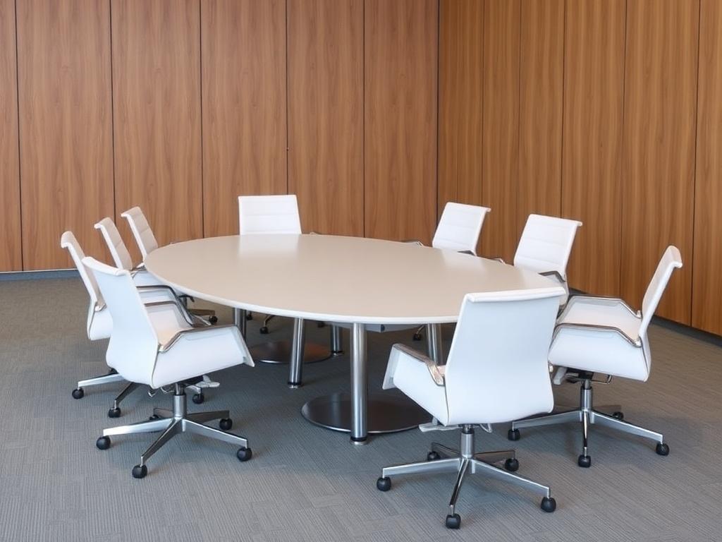 Маленький помощник больших встреч: как выбрать конференц-столик для стульев
