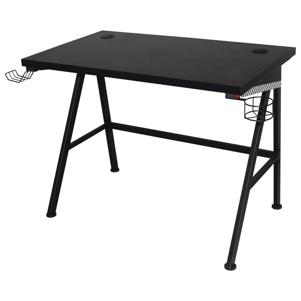 Стол компьютерный на металлокаркасе BRABIX "TECH GT-001", 1000х600х765 мм, черный, 641857 — изображение 4