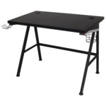 Стол компьютерный на металлокаркасе BRABIX "TECH GT-001", 1000х600х765 мм, черный, 641857 — изображение 4