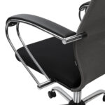 Кресло офисное BRABIX PREMIUM "Ultimate EX-800" хром, плотная двойная сетка Х2, черное/серое, 532912 — изображение 19