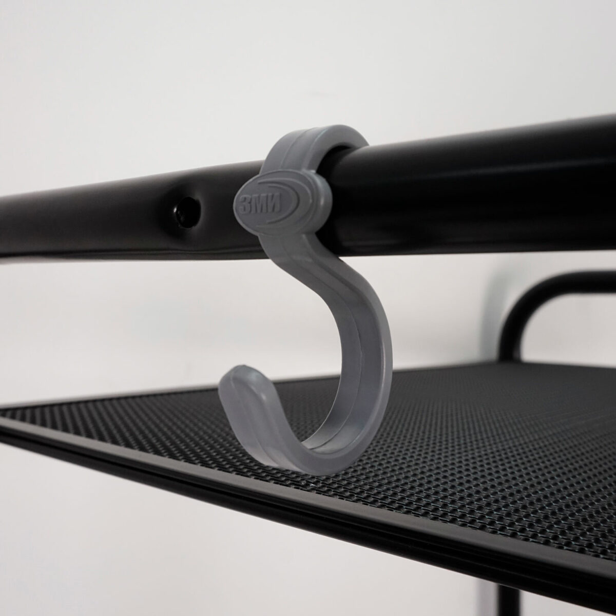 Стеллаж на металлокаркасе "Валенсия-15", 455х300х1555 мм, 5 полок, черный, СТВ15 Ч — изображение 4