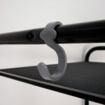 Стеллаж на металлокаркасе "Валенсия-15", 455х300х1555 мм, 5 полок, черный, СТВ15 Ч — изображение 4