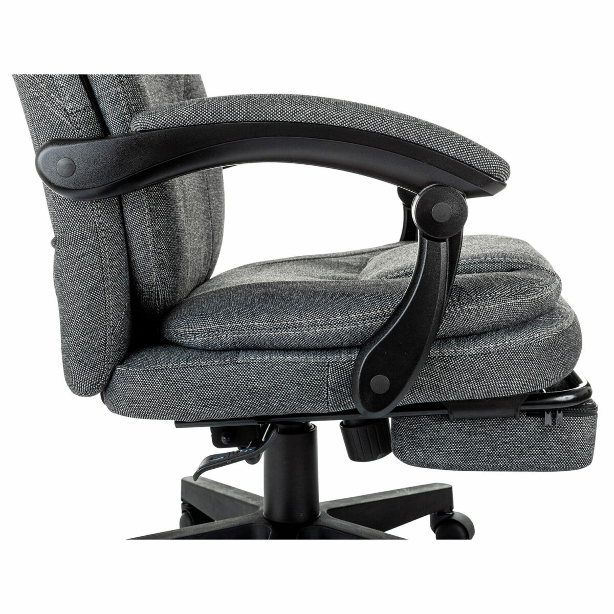 Кресло офисное CH-868MSG-BF, синхромеханизм, вибромодуль, подставка для ног, ткань, серое, 1998751 — изображение 12