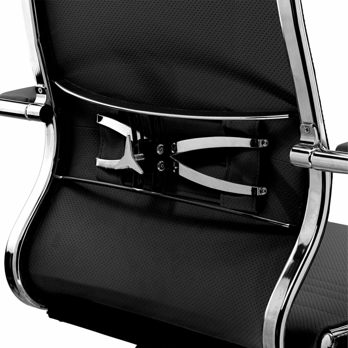 Кресло офисное МЕТТА "SAMURAI" K-1, экокожа, черное — изображение 9