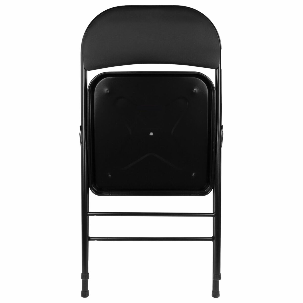 Стул складной BRABIX "Golf Plus CF-003 КОМФОРТ", черный каркас, кожзам черный, В КОРОБЕ, 533026 — изображение 7