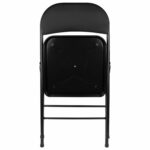 Стул складной BRABIX "Golf Plus CF-003 КОМФОРТ", черный каркас, кожзам черный, В КОРОБЕ, 533026 — изображение 7