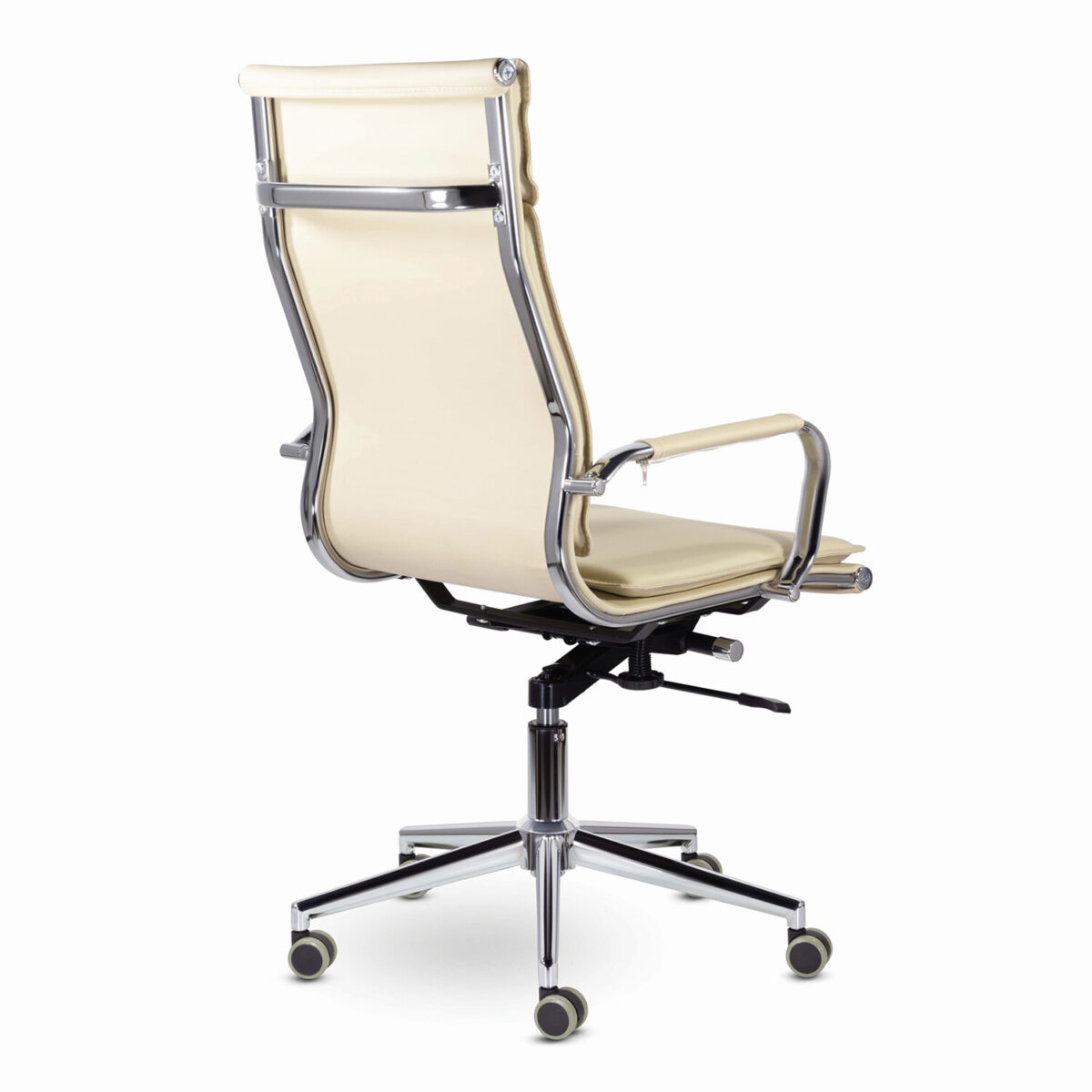 Кресло офисное BRABIX PREMIUM "Kayman EX-532", экокожа, хром, бежевое, 532544 — изображение 3