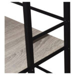 Стол на металлокаркасе BRABIX "LOFT CD-005", 1200х520х1200 мм, 3 полки, цвет дуб антик, 641222 — изображение 9