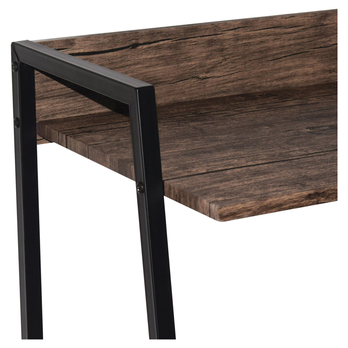 Стол на металлокаркасе BRABIX "LOFT CD-003", 640х420х840 мм, цвет морёный дуб, 641215 — изображение 6