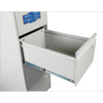 Шкаф картотечный ПРАКТИК "AFC-04", 1320х470х646 мм, 4 ящика, для 220 подвесных папок, формат папок Foolscap или A4 (БЕЗ ПАПОК) — изображение 4