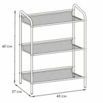 Полка для обуви "Женева-13", 450х270х600 мм, 3 полки, металл, чёрная, ПДО Ж13 Ч — изображение 2