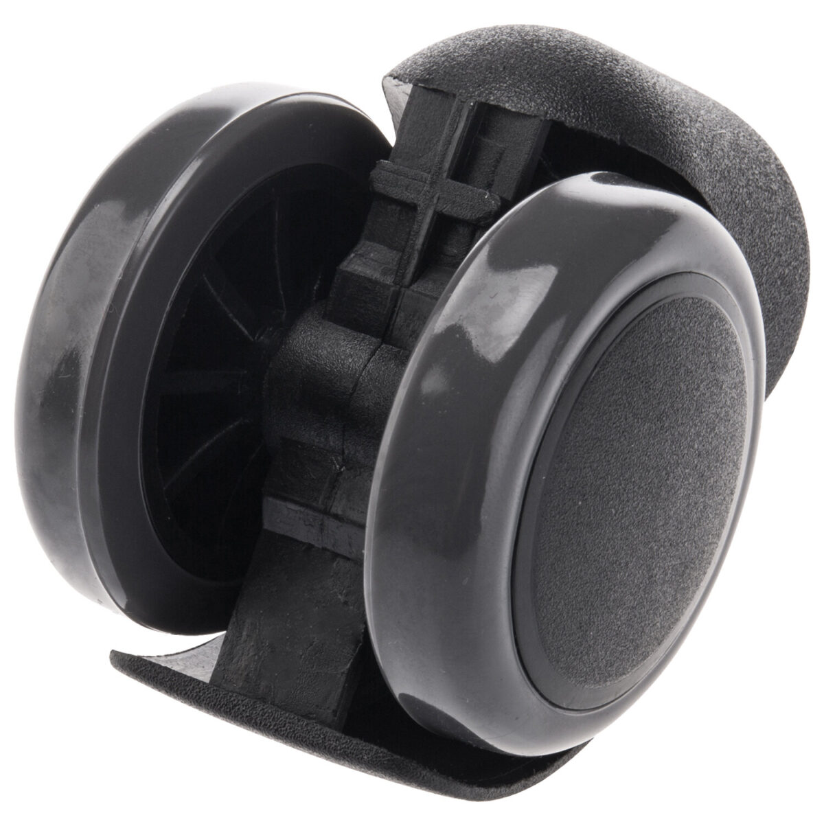 Колеса (ролики) BRABIX для кресла, прорезиненные, КОМПЛЕКТ 5 шт., шток d 11 мм, черные, в коробе, 532009 — изображение 5