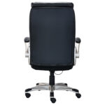 Кресло HAWASAN (ХАВАСАН) "Target EX-567", откидные подлокотники, рециклированная кожа, черное, 532974 — изображение 5