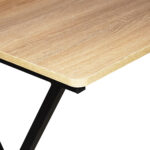 Стол на металлокаркасе BRABIX "LOFT CD-008", 900х500х780 мм, цвет дуб натуральный, 641865 — изображение 6