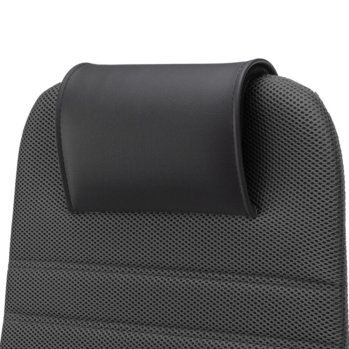 Кресло офисное МЕТТА "SU-B-10" хром, ткань-сетка, сиденье и спинка мягкие, черное — изображение 9