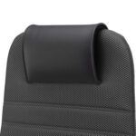 Кресло офисное МЕТТА "SU-B-10" хром, ткань-сетка, сиденье и спинка мягкие, черное — изображение 9