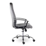 Кресло офисное "Бостон", CH-277, хром, ткань, серый (M-02) — изображение 3