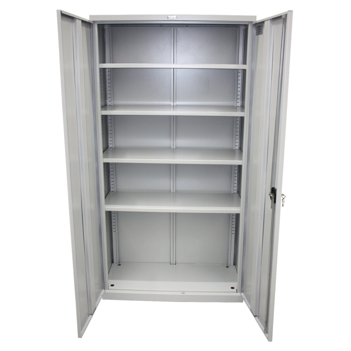 Шкаф металлический офисный BRABIX "MK 18/91/37", 1830х915х370 мм, 45 кг, 4 полки, разборный, 291135, S204BR180102 — изображение 3