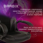 Кресло компьютерное BRABIX "Accent GM-161", TW/экокожа, черное/серое, 532576, 7083504 — изображение 8