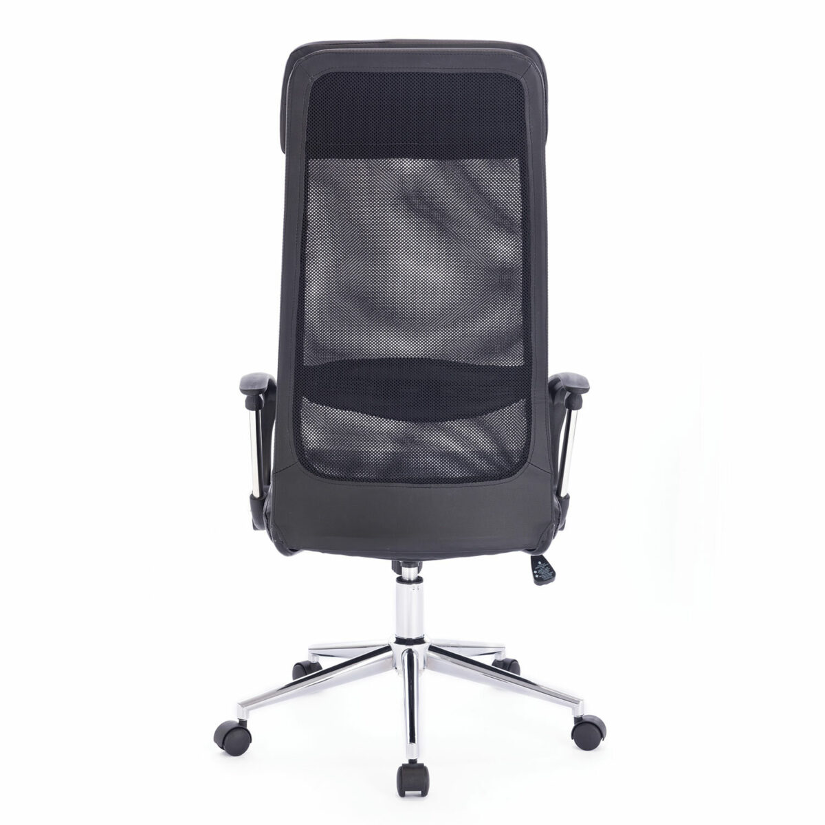 Кресло офисное BRABIX "Flight R EX-541", хром, экокожа, сетка, черное, 532516 — изображение 4