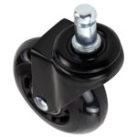 Колеса (ролики) BRABIX для кресла мягкие, резиновые, d 64 мм, КОМПЛЕКТ 5 шт., шток d 11 мм, в коробе, 533087 — изображение 6