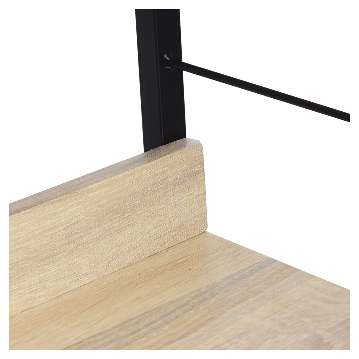 Стеллаж на металлокаркасе BRABIX "LOFT SH-003", 600х350х1500 мм, 5 полок, цвет дуб натуральный, 641236 — изображение 9