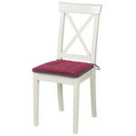 Подушка на стул "РОГОЖКА", 40x40 см, полиэстер, бордовая, PRIMILA (ПРИМИЛА) LUX, 700502 — изображение 3