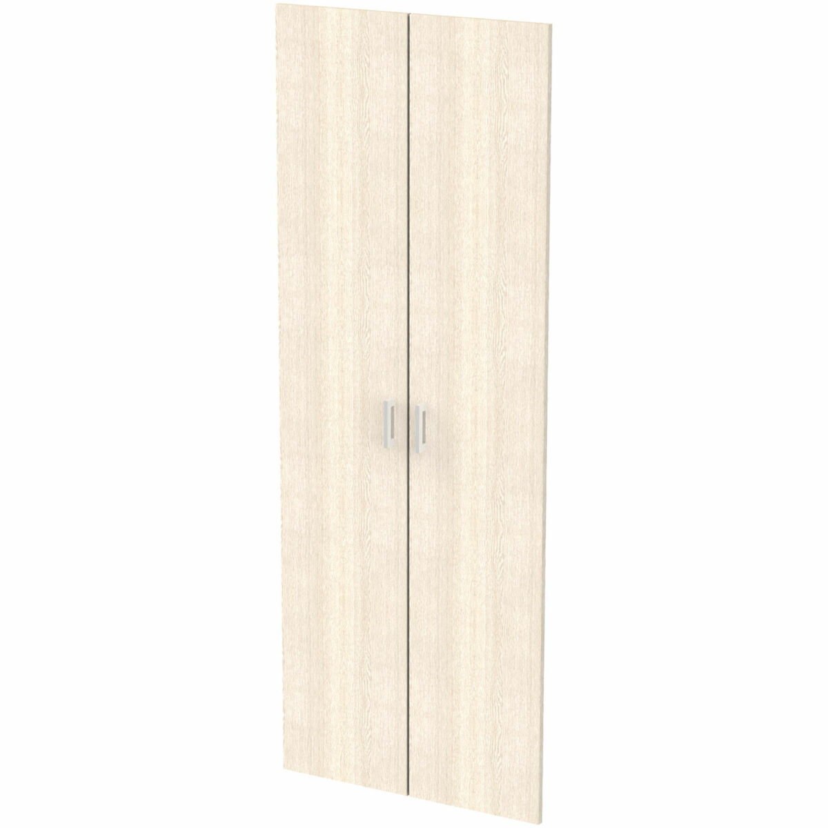 Дверь ЛДСП высокая "Арго", КОМПЛЕКТ 2 шт., 355х18х1910 мм, ясень шимо, А-606 — изображение 1