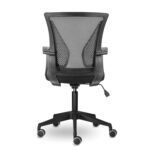 Кресло BRABIX "Wings MG-309", пластик черный, сетка, черное, 532015 — изображение 4