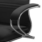 Кресло офисное МЕТТА "SAMURAI" KL-1, экокожа, черное — изображение 10