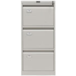 Шкаф картотечный ПРАКТИК "AFC-03", 1008х470х646 мм, 3 ящика, для 165 подвесных папок, формат папок Foolscap или A4 (БЕЗ ПАПОК) — изображение 3