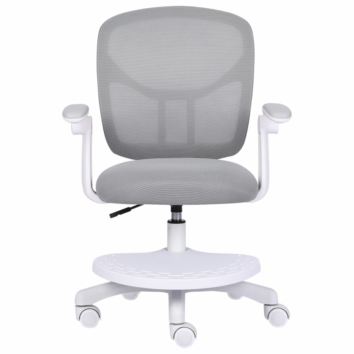 Кресло детское с подставкой для ног BRABIX "Toy MG-205", сетка/ткань TW, серое, 533153 — изображение 2