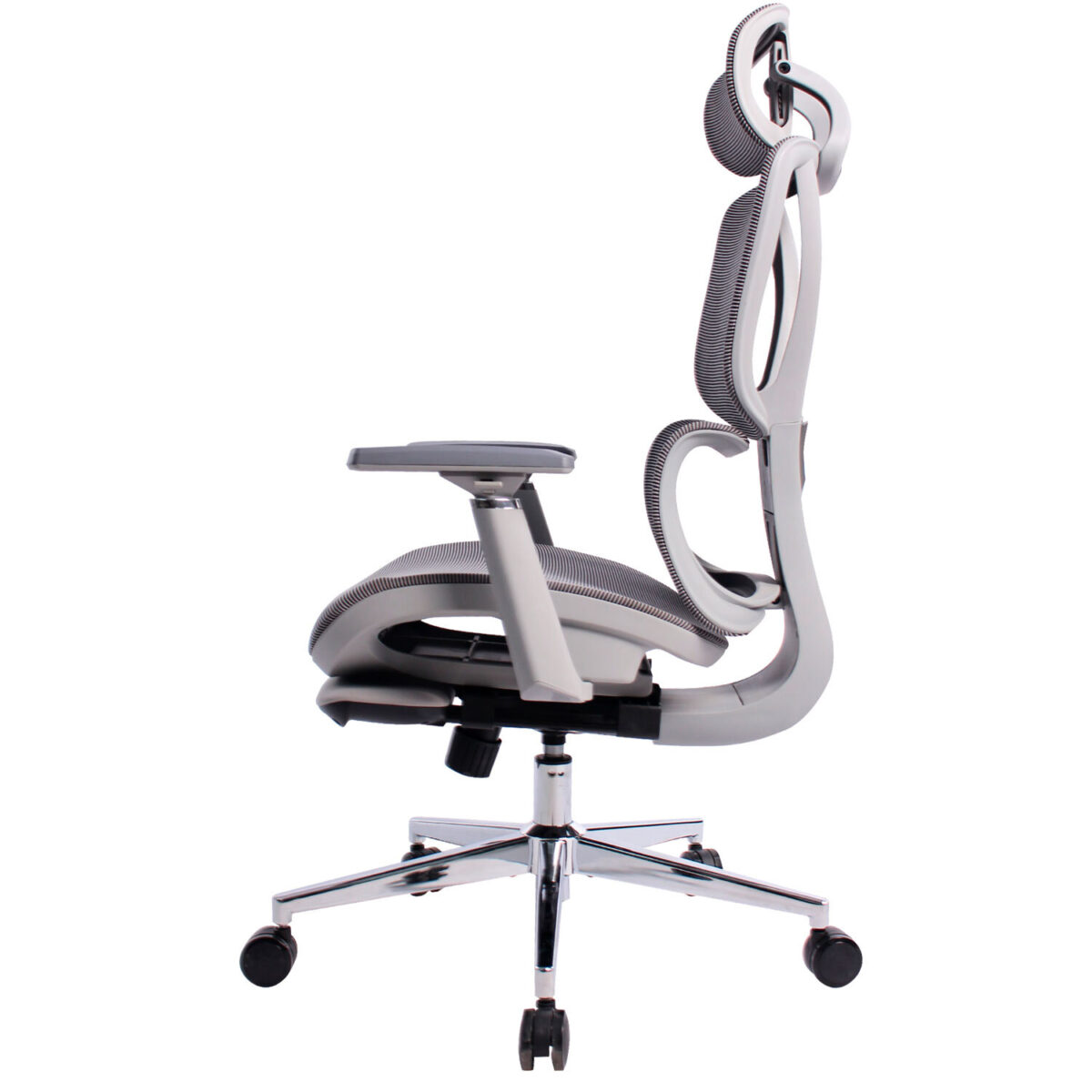 Кресло BRABIX PREMIUM "Evolution ER-700", подножка, слайдер, синхромеханизм, сетка, серое, 532948 — изображение 6