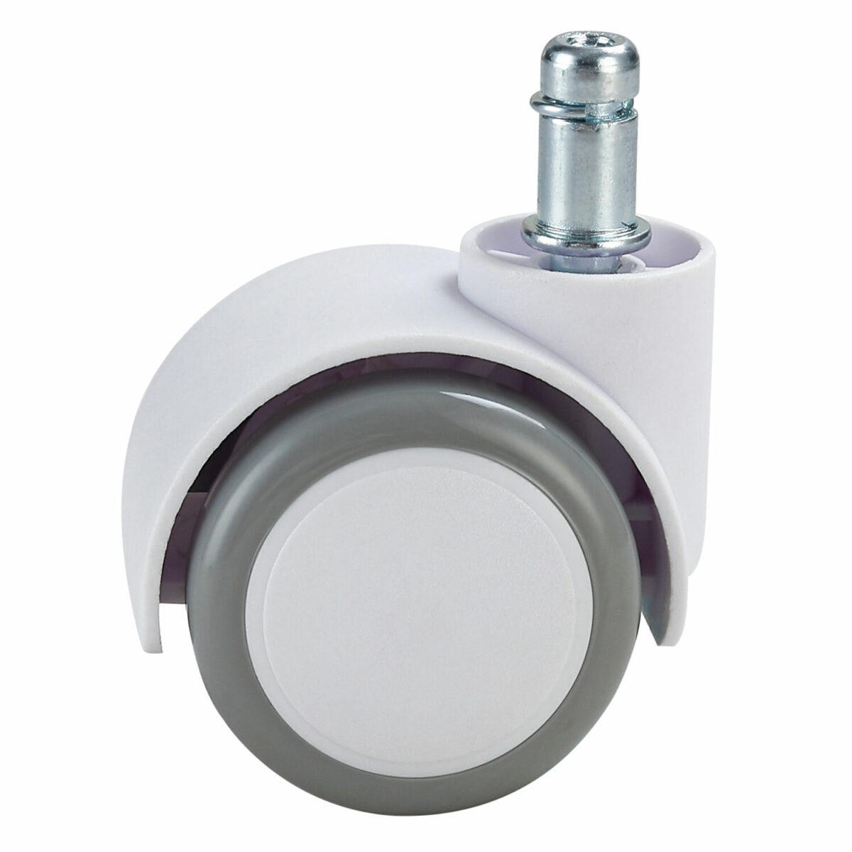 Колеса (ролики) BRABIX для кресла, прорезиненные, SLIM, КОМПЛЕКТ 5 шт., шток d 11 мм, белые, 533086 — изображение 4